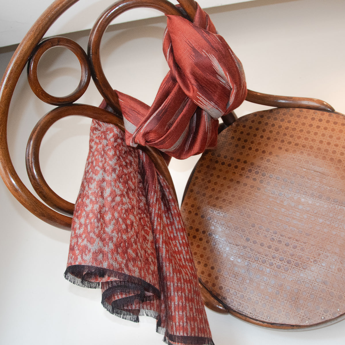 Écharpe en soie et cachemire Roman