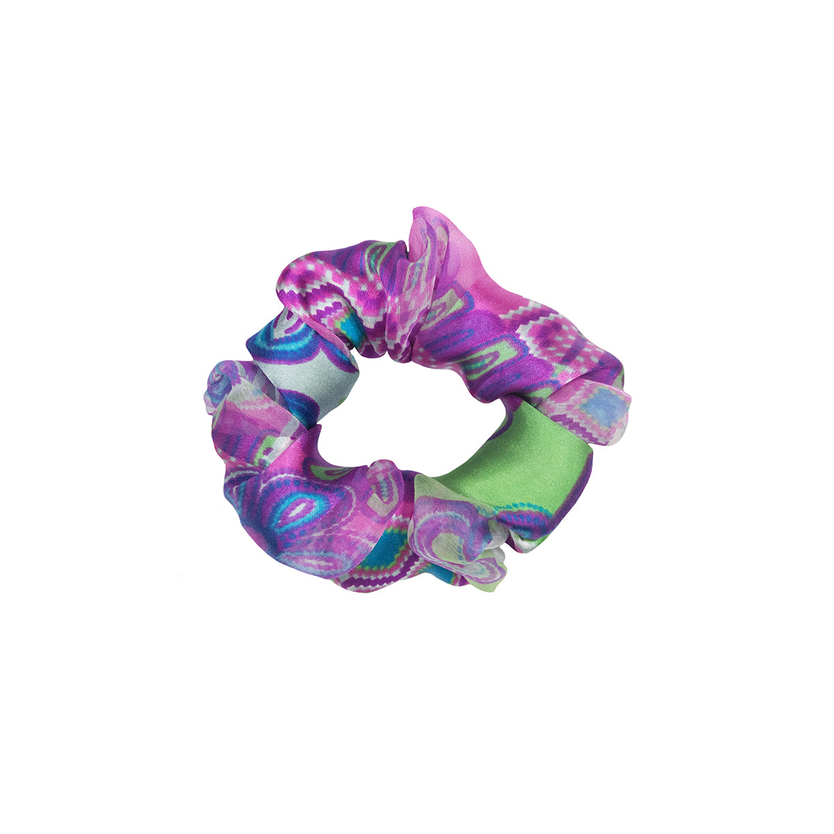 Chouchou imprimé en soie