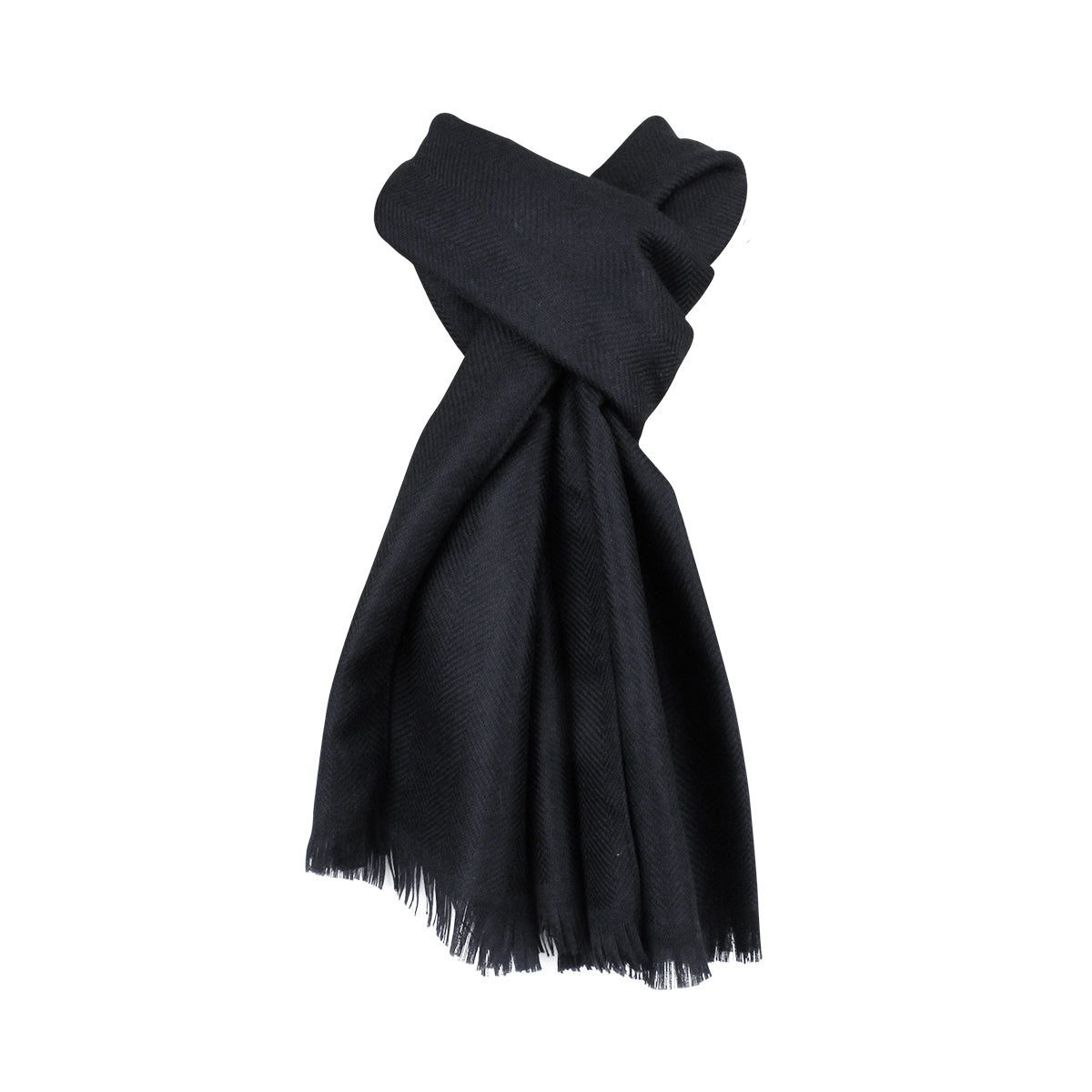 Angel wool and silk scarf
