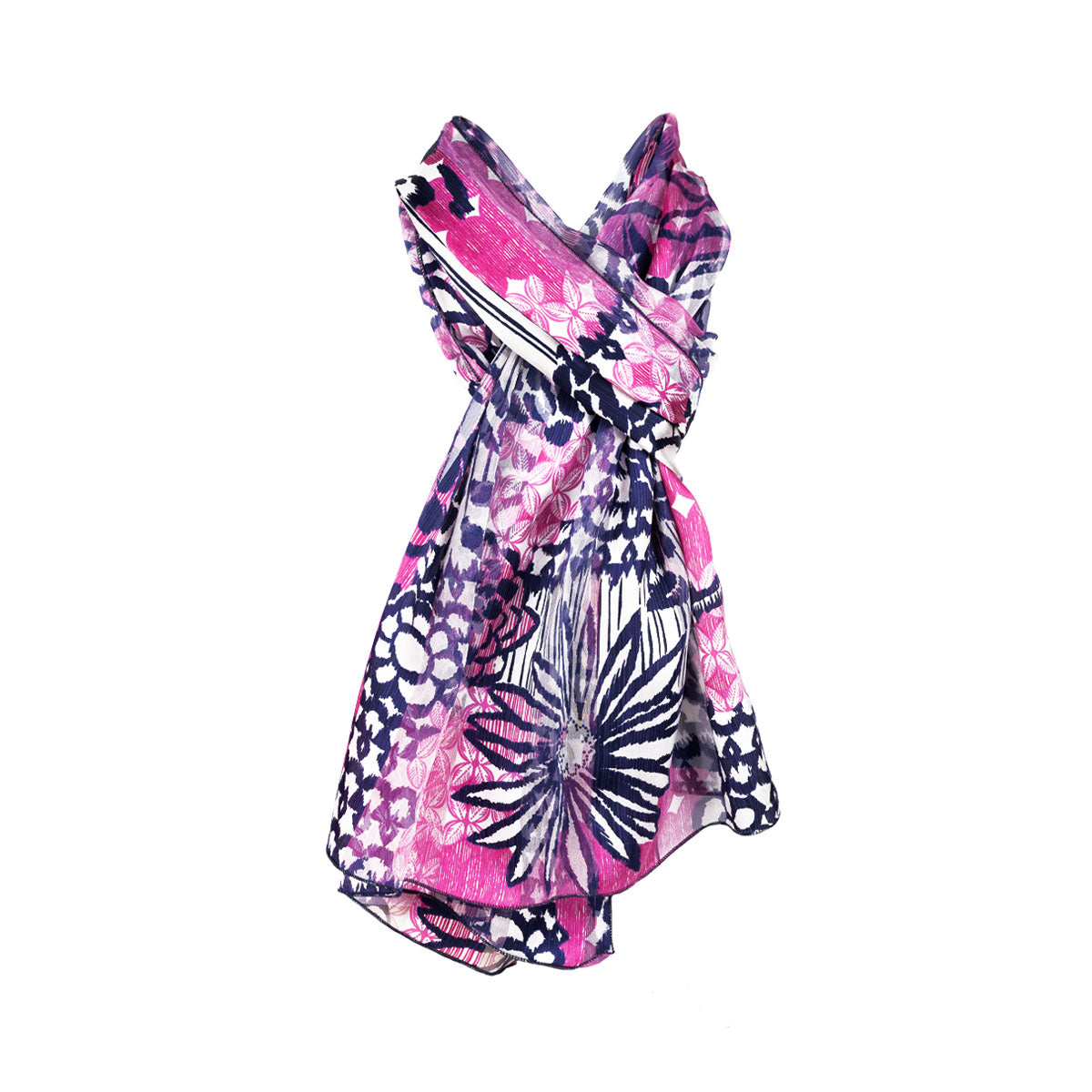 Étole en soie Violette