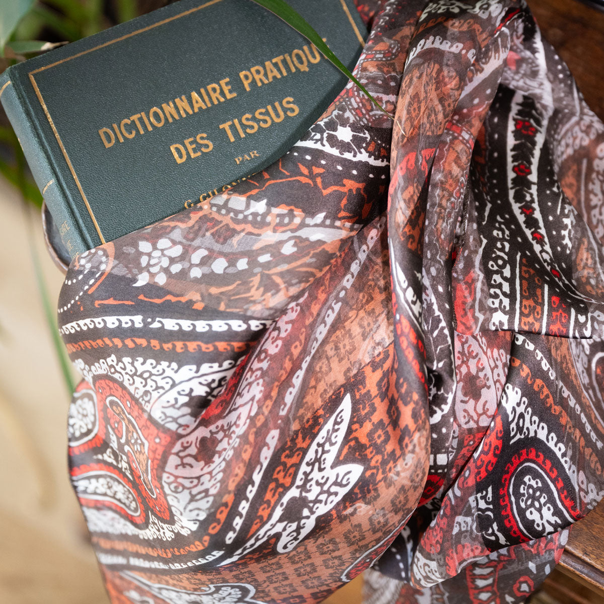 Étole en soie Cléo