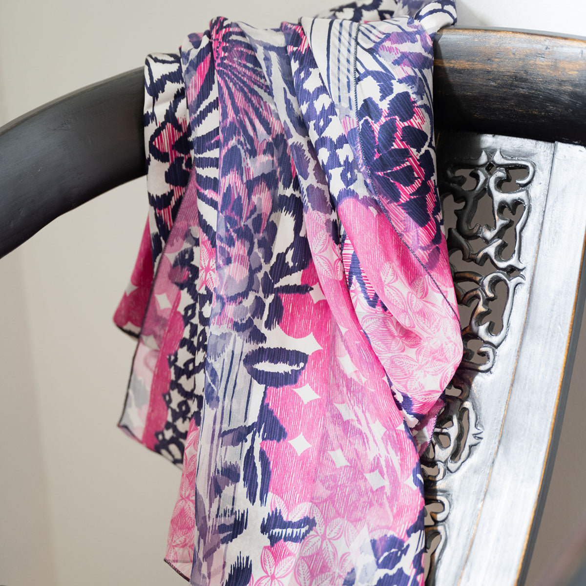 Étole en soie Violette