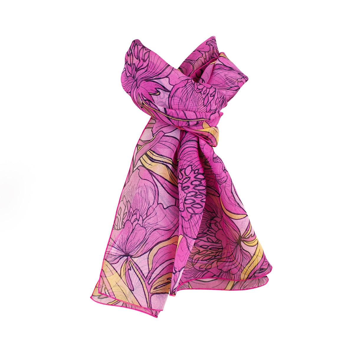 Paola silk scarf