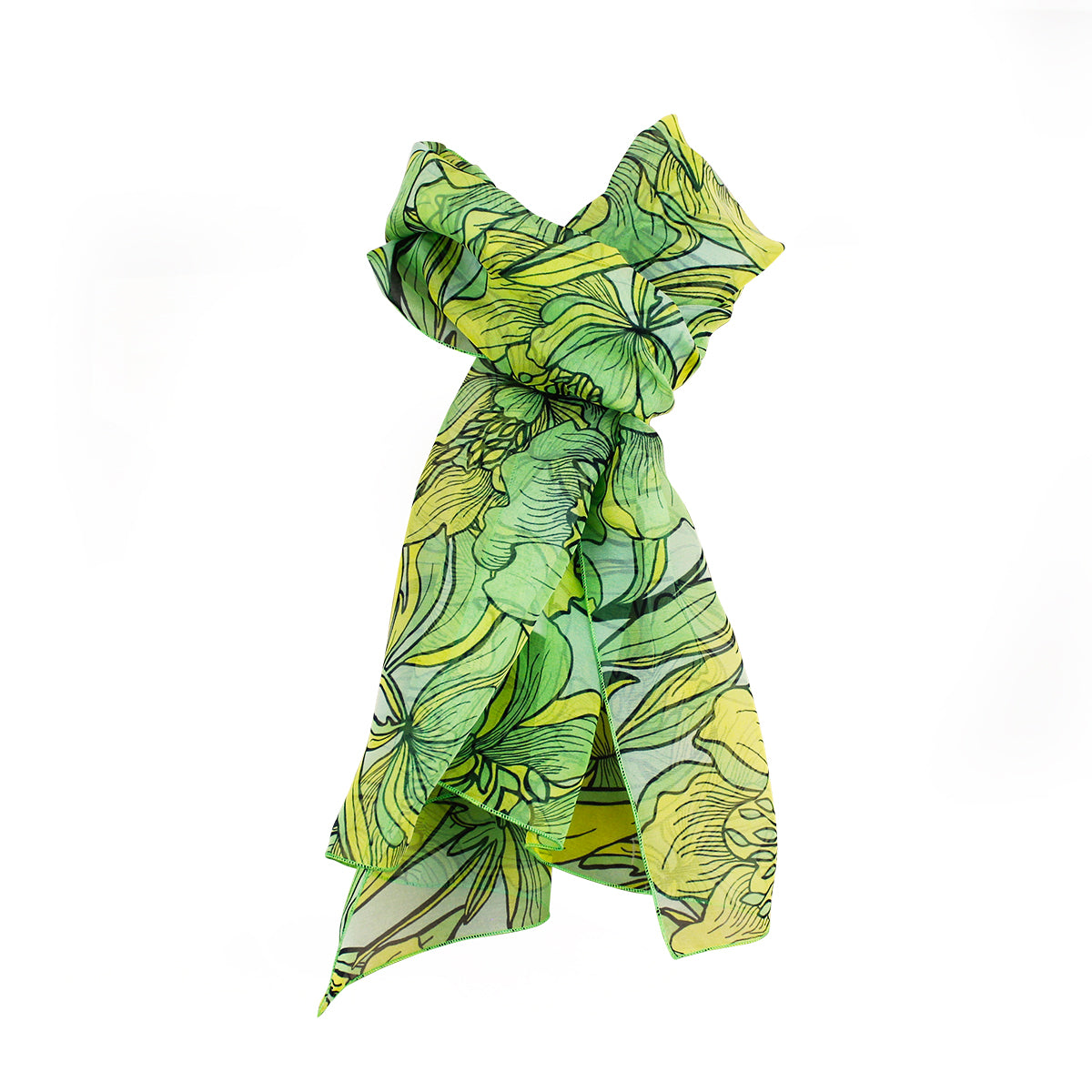 Paola silk scarf