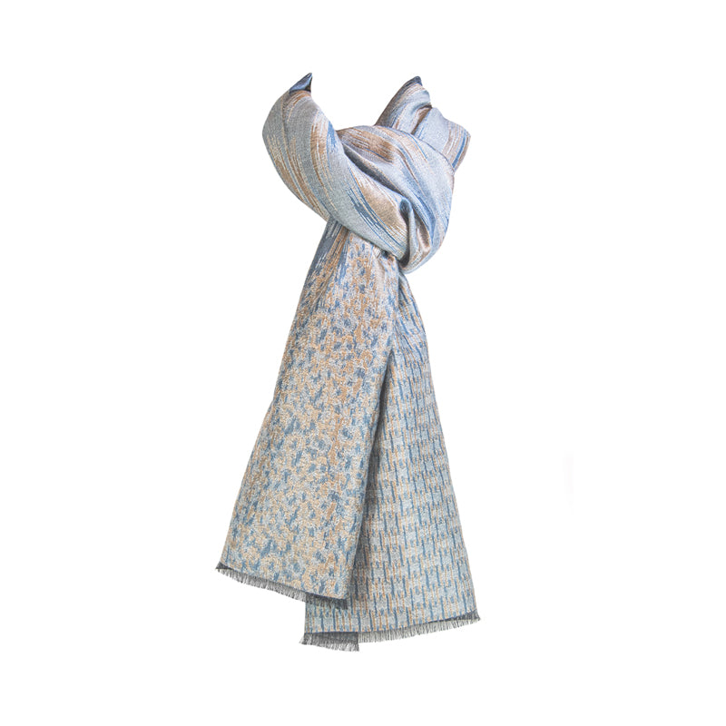 Écharpe en soie et cachemire Roman