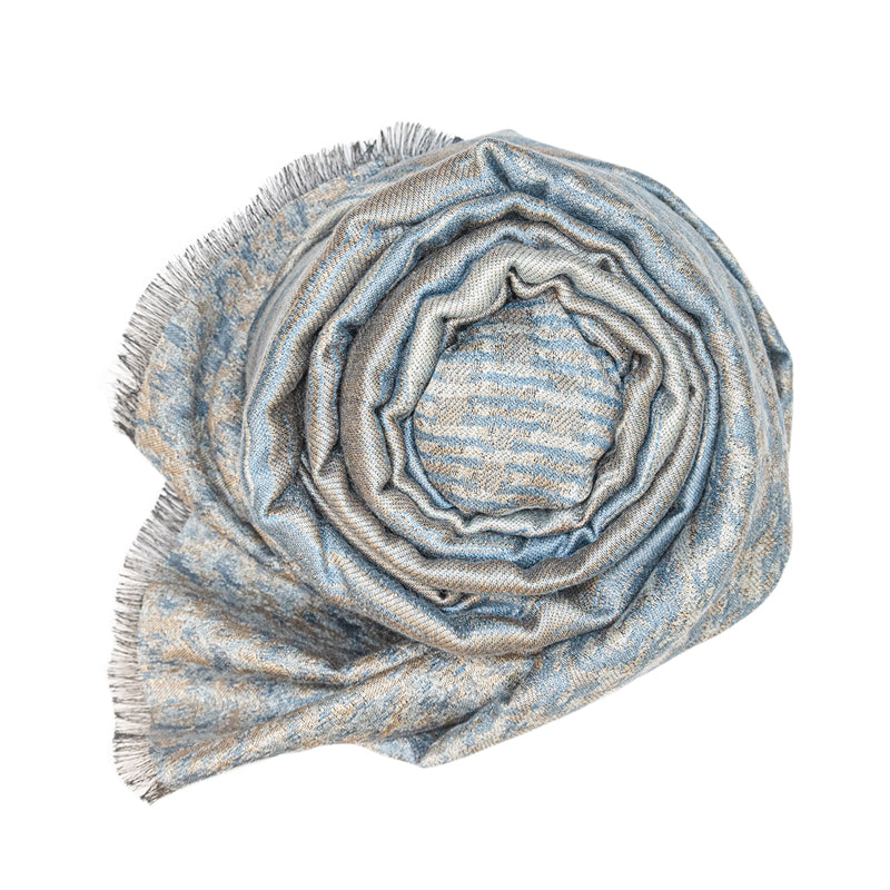 Écharpe en soie et cachemire Roman