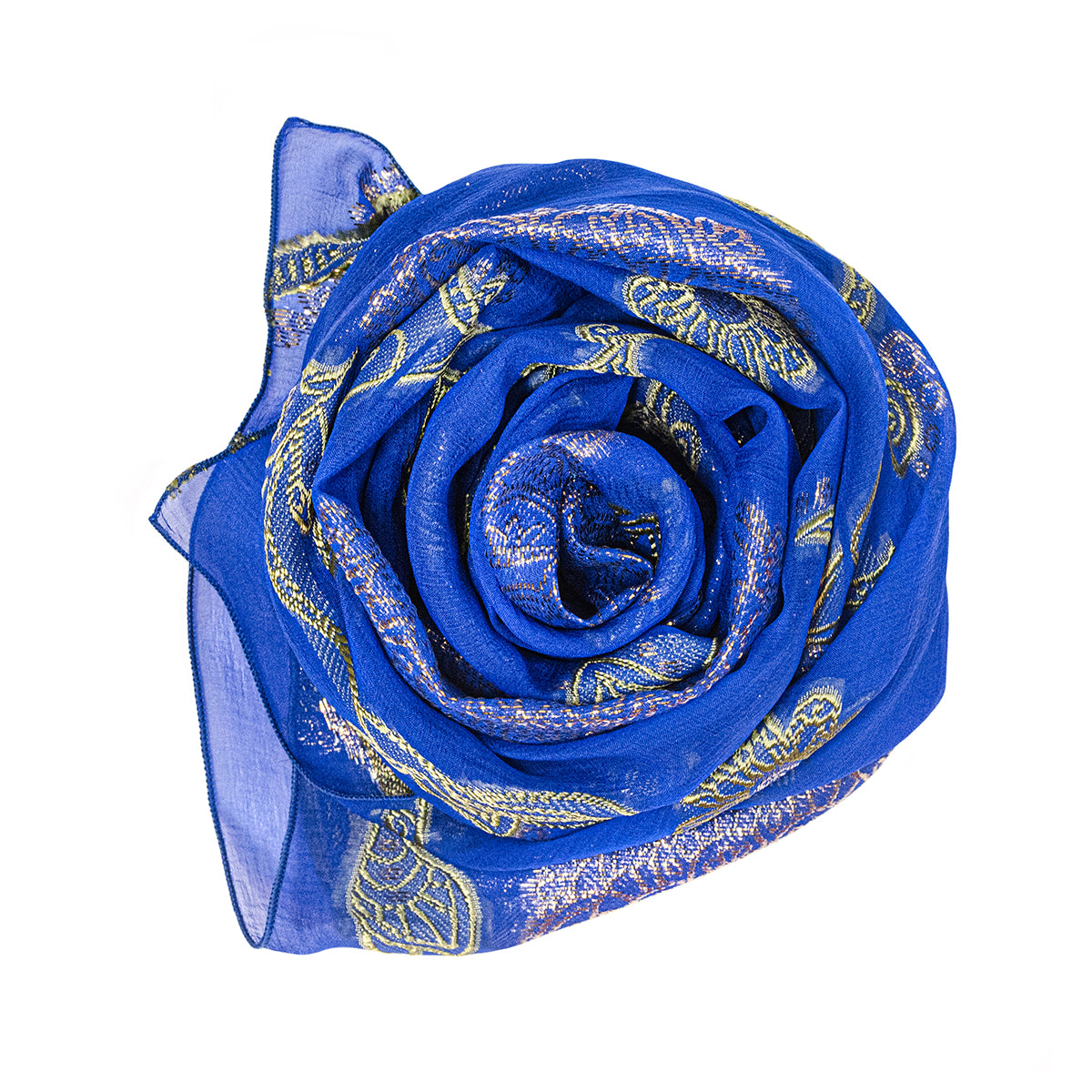 Foulard en soie lancé découpé Manon