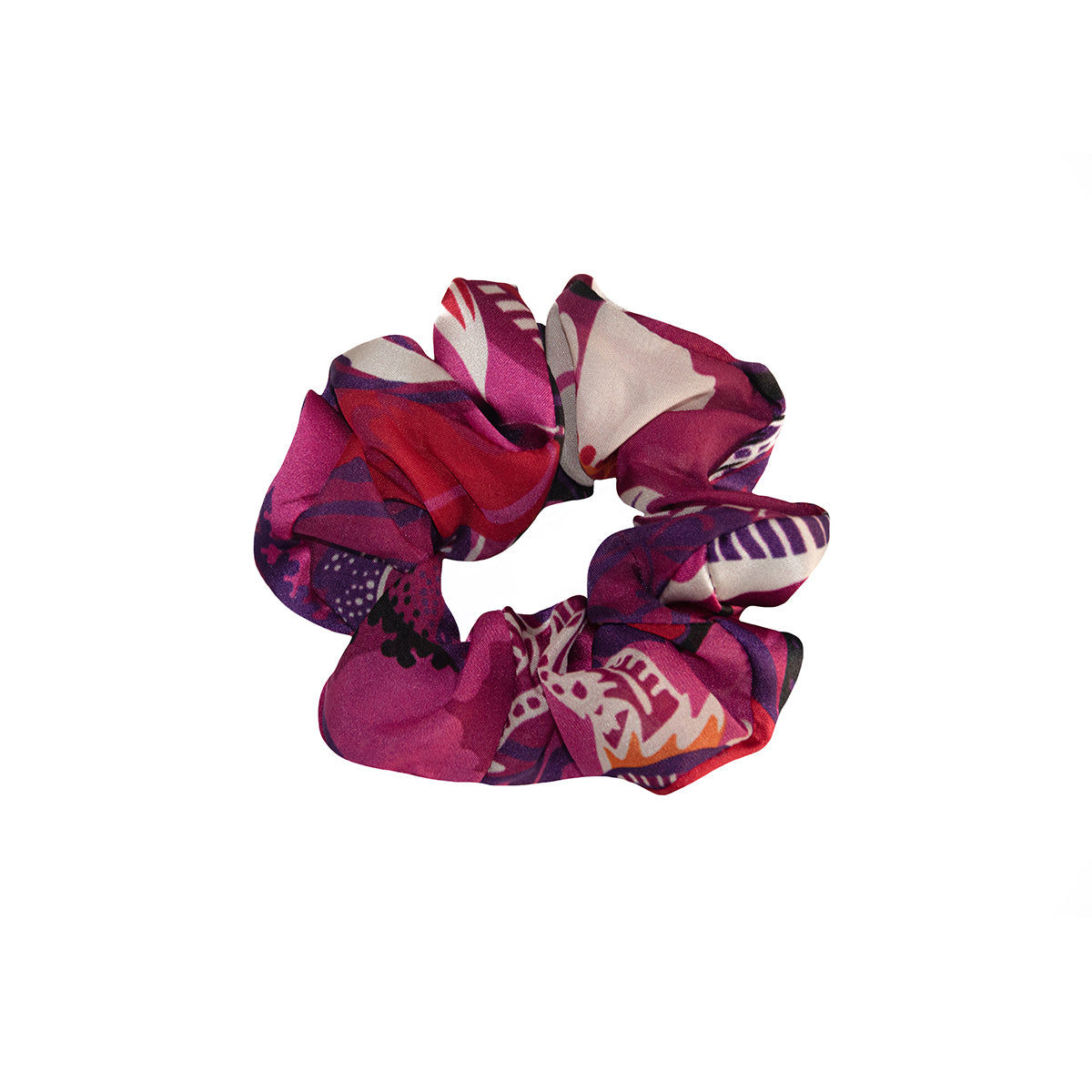 Chouchou imprimé en soie