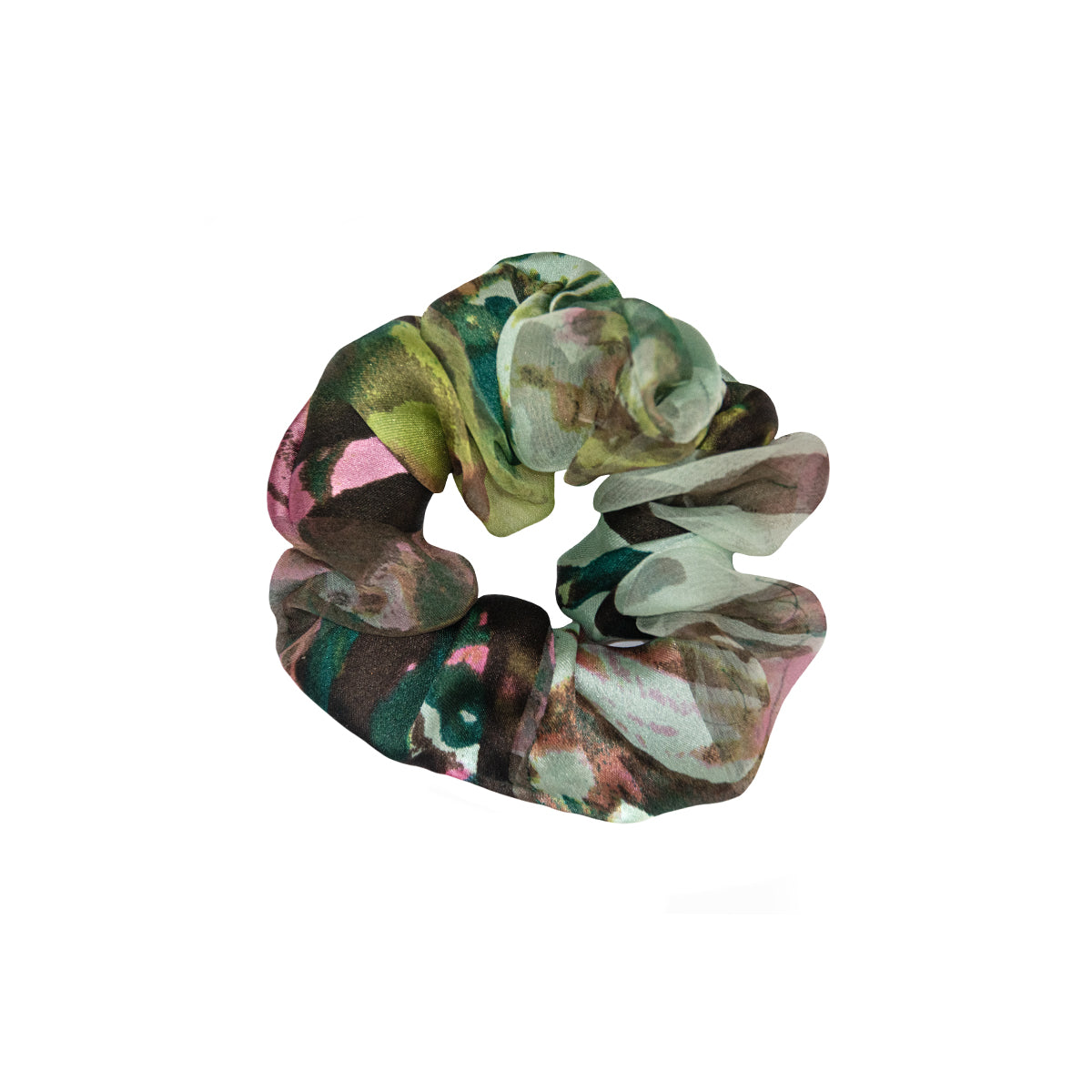 Chouchou imprimé en soie