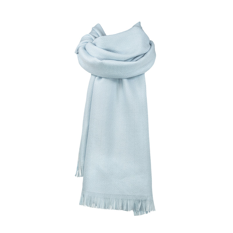 Angel wool and silk scarf