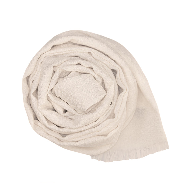 Echarpe coton laine soie Naël