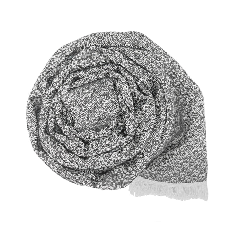 Echarpe coton laine soie Naël