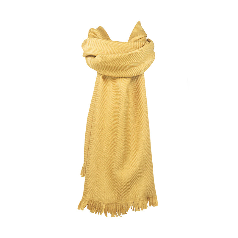 Angel wool and silk scarf