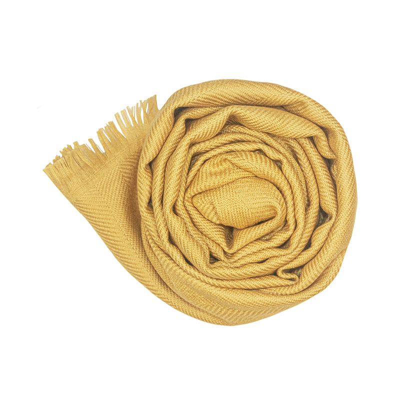 Angel wool and silk scarf