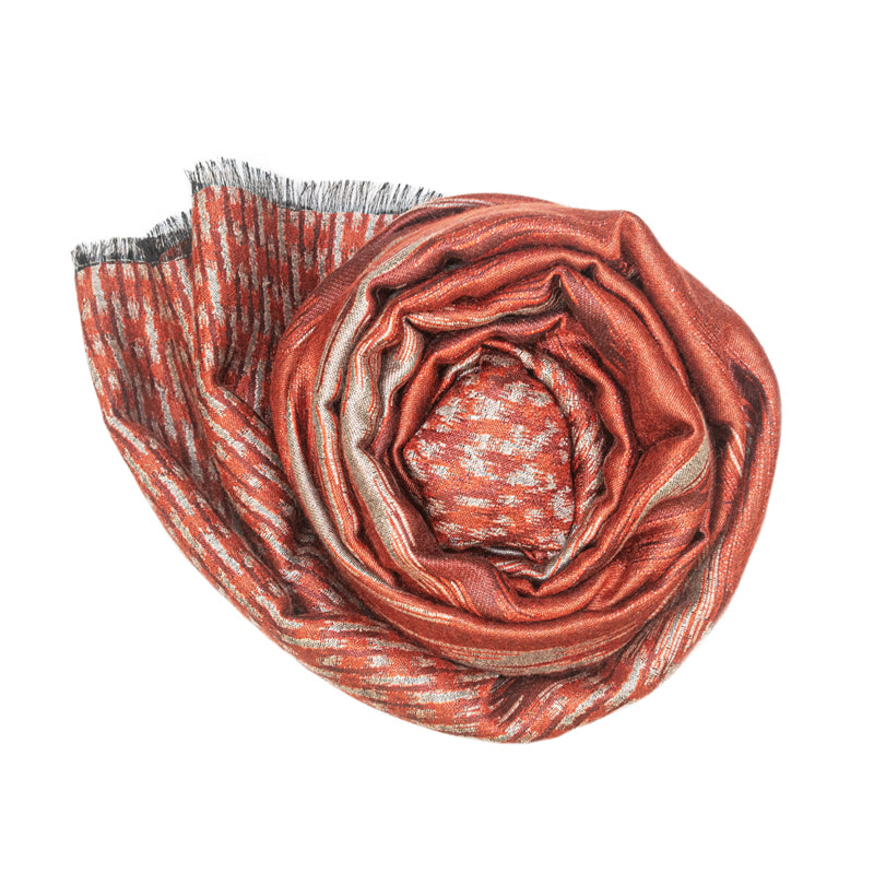 Étole en soie et cachemire Roman