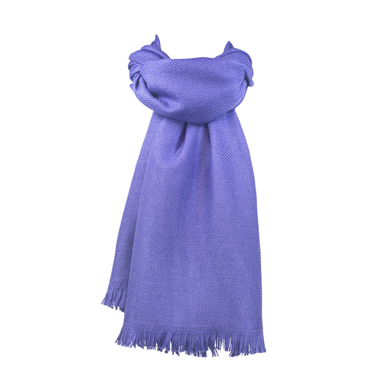 Angel wool and silk scarf