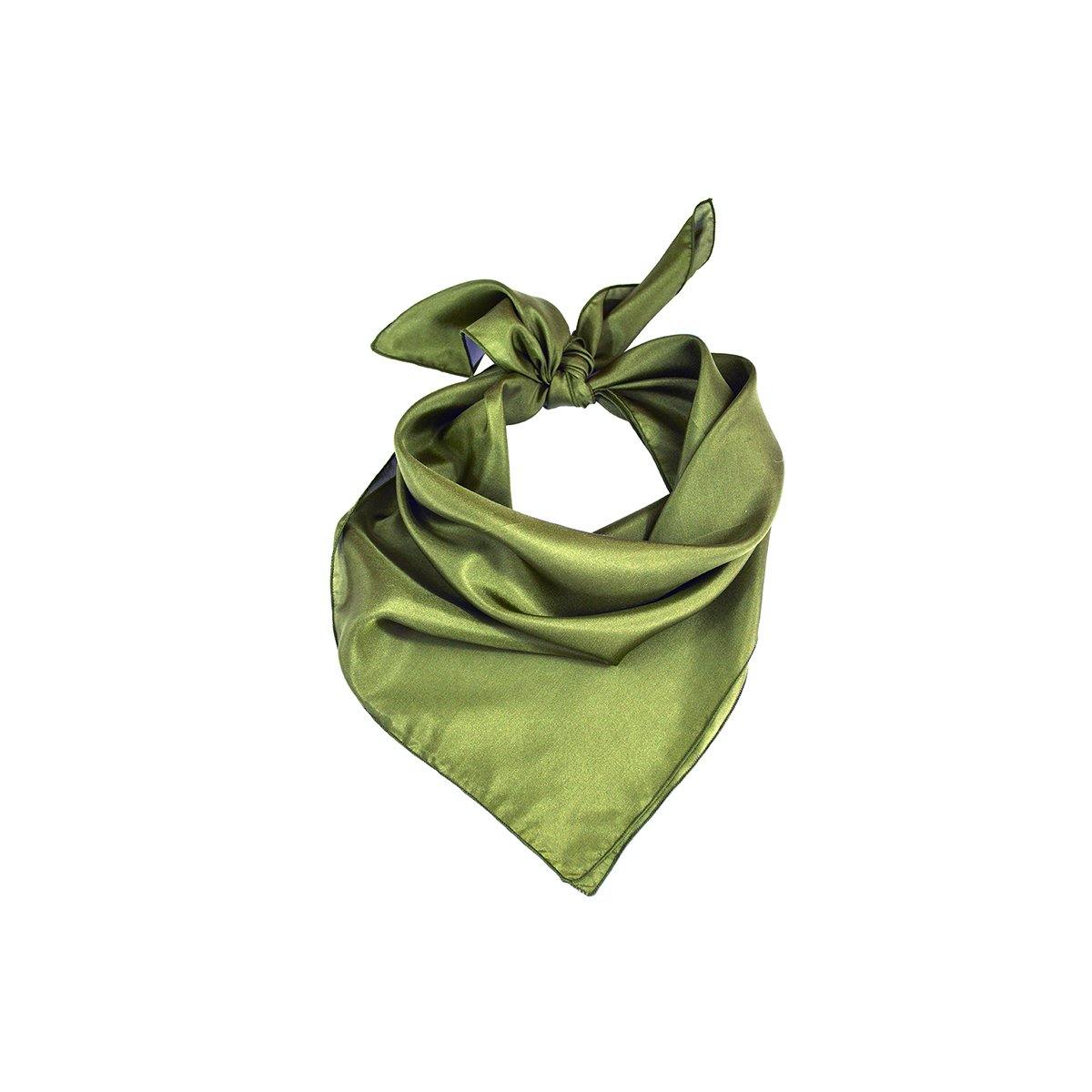 mascotte_kaki_carre_bandana_soie_1_60x60cm-phileone-philéone-maison des canuts-boutique soie de lyon-made in france-fabrication française-lyon-croix rousse-accessoire de mode-accessoires textiles-soierie lyonnaise-carré de soie-pongé de soie-ponge-fabriqué en france