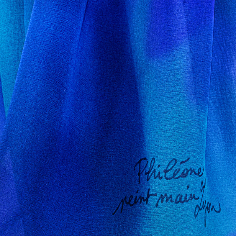 Foulard en soie peint à la main Ava
