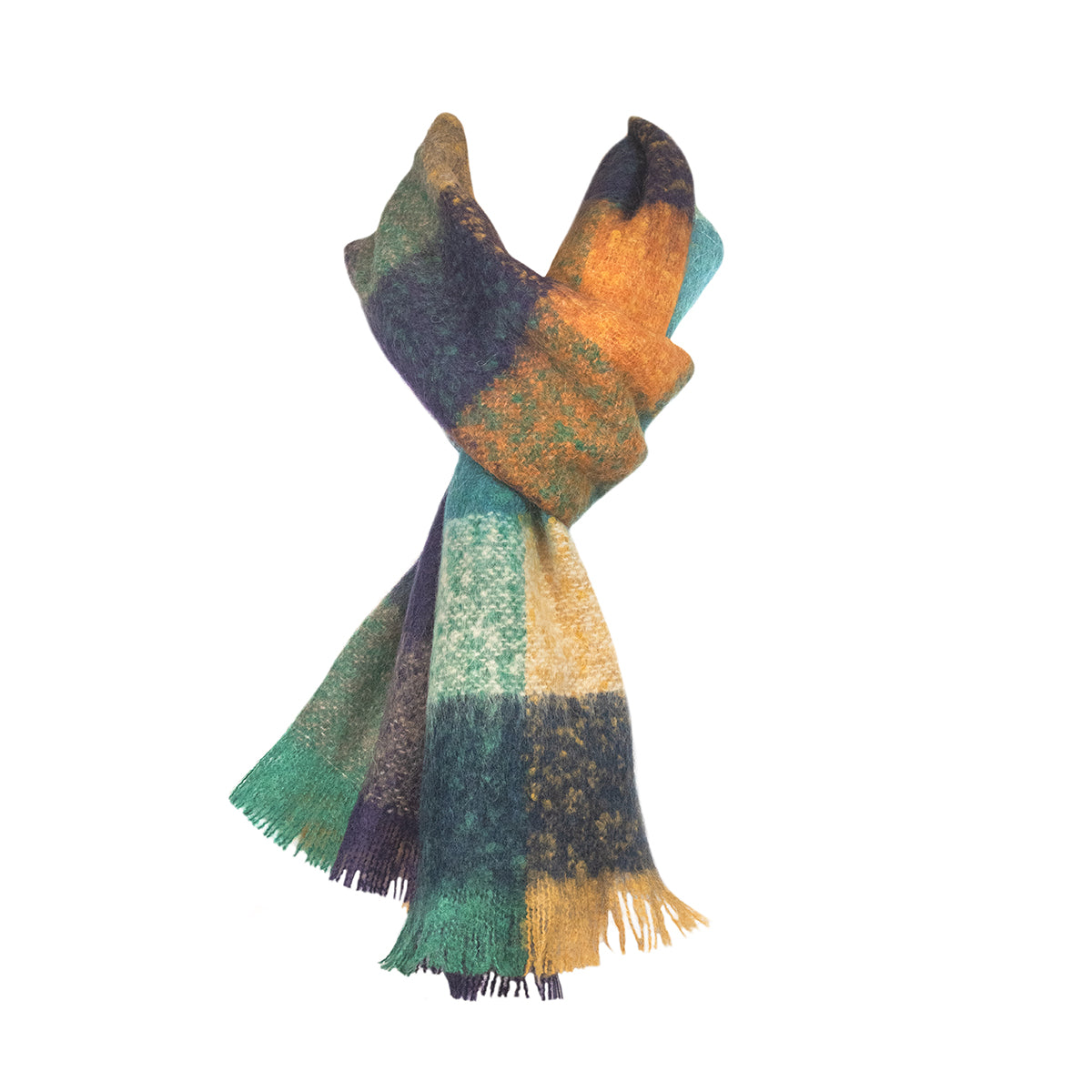 Fiona mohair and acrylic scarf