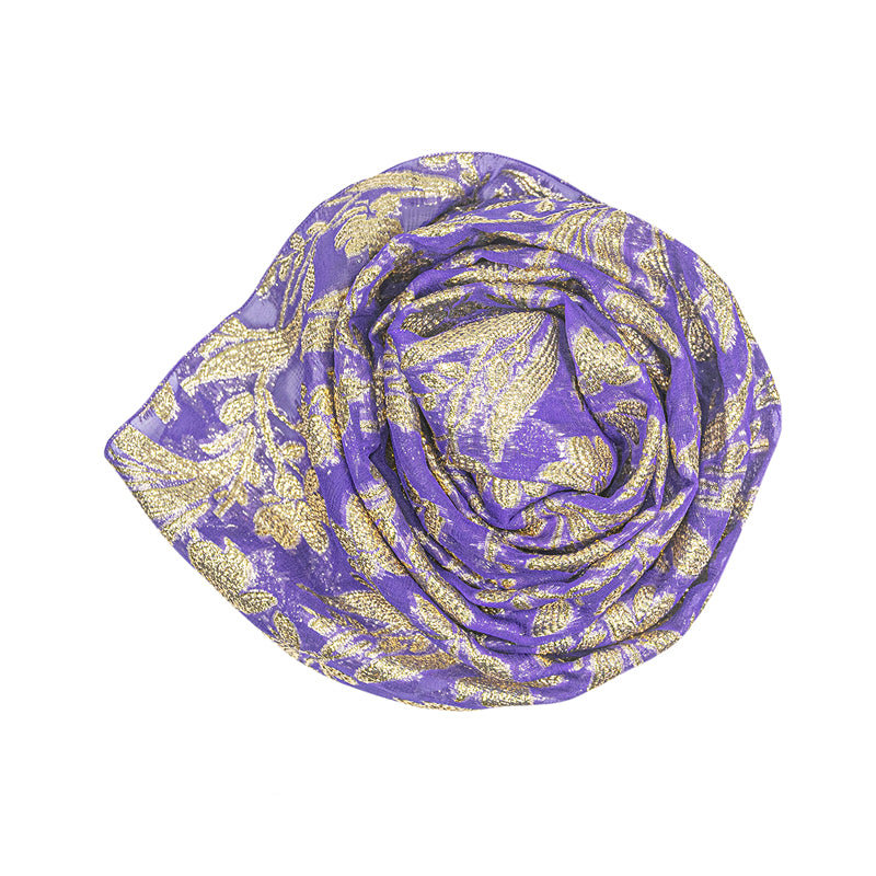 Foulard en soie lancé découpé Mélissa