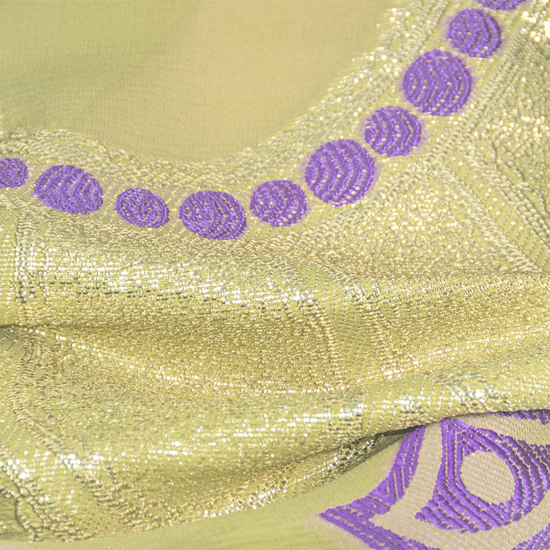 Foulard en soie lancé découpé Ophélie