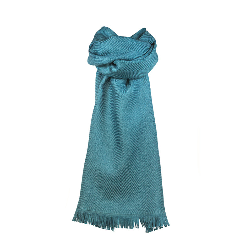 Angel wool and silk scarf