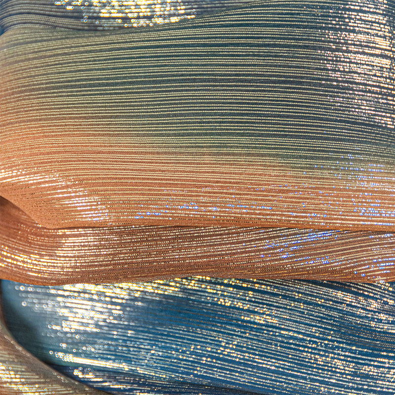 Etole en soie lurex Ambre