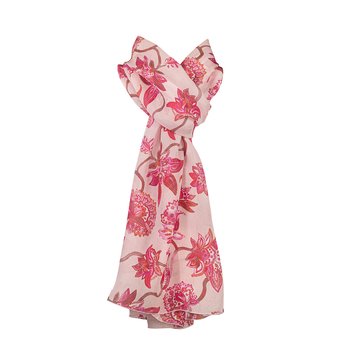 Foulard en soie Cléophée