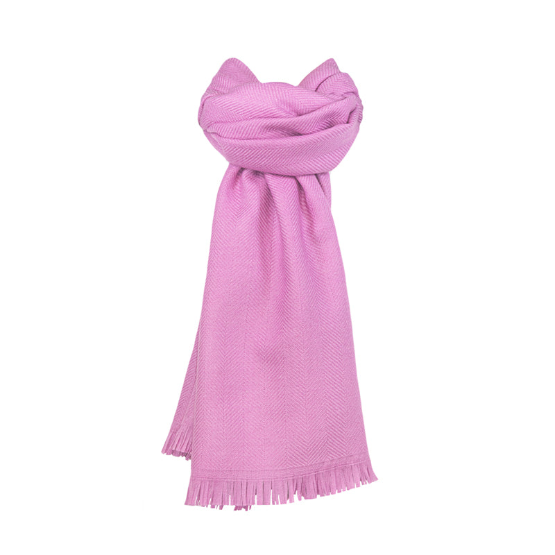 Angel wool and silk scarf