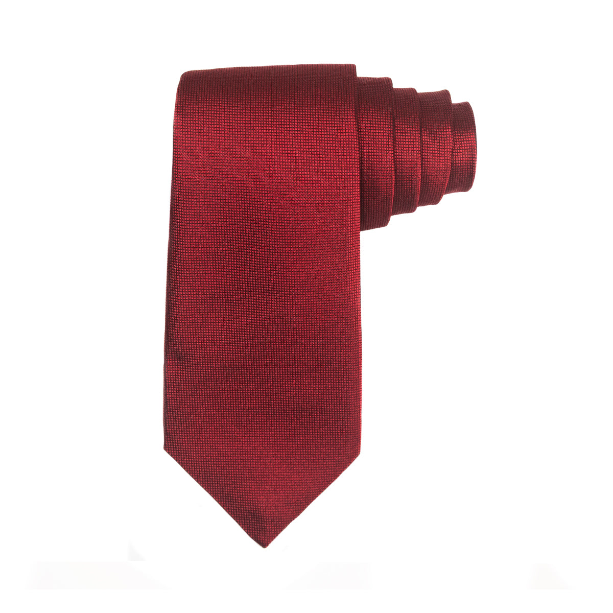 Cravate en soie Jacquard Unie Ludo
