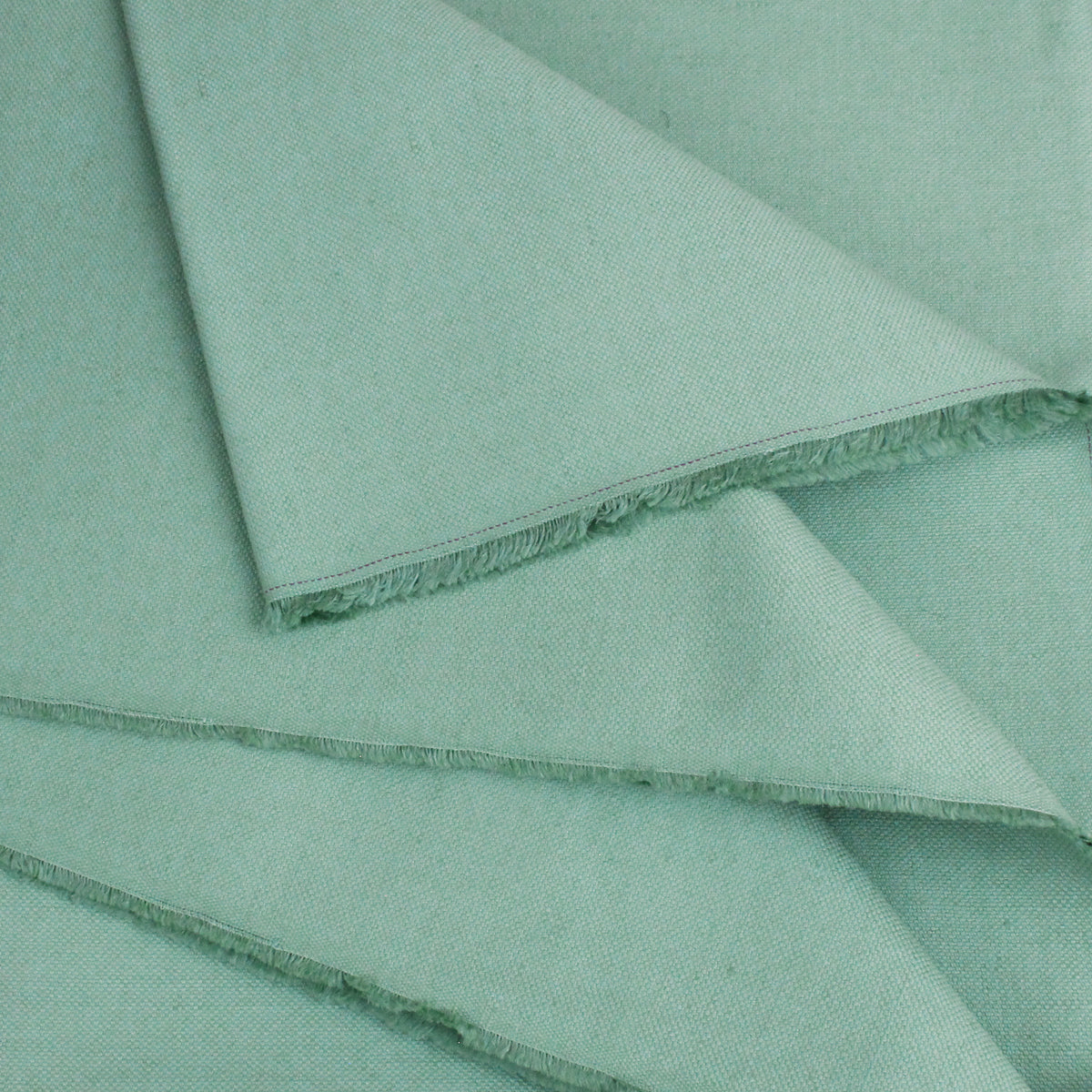 Tissu en lin et coton bleu pacifique - AERO